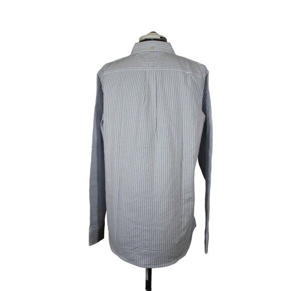 Gap men's striped button down collar classic long sleeve Oxford shirt S - Picture 3 of 12